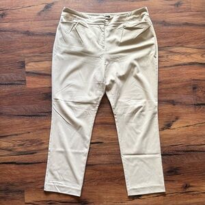 Ann Taylor Factory w’s 14 Tan/ khaki Trousers